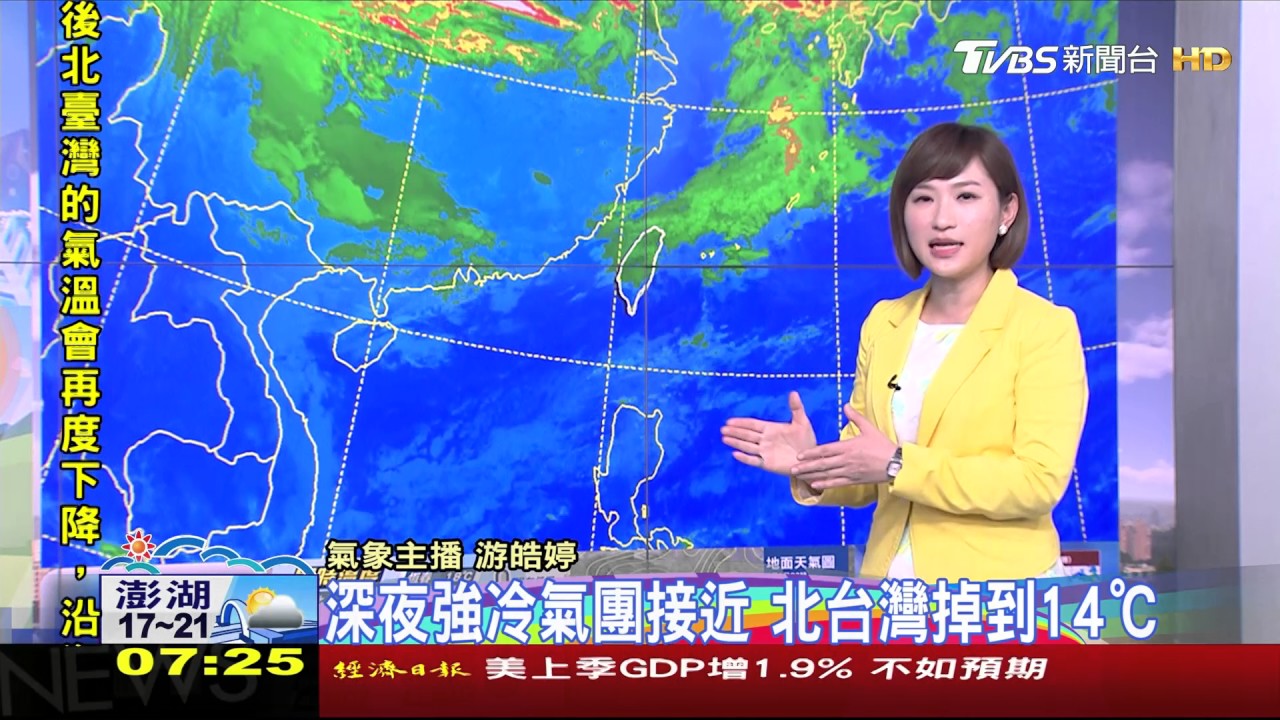 北部雨漸停東台零星雨　晚強冷氣團溫再降