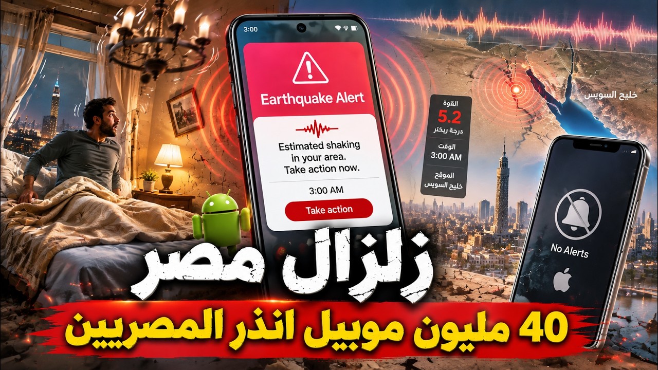 كيف انقذ 40 مليون موبيل المصريين من الزلزال؟