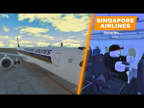 ROBLOX | Singapore Airlines - Economy Class [A350] (Roblox Airline)