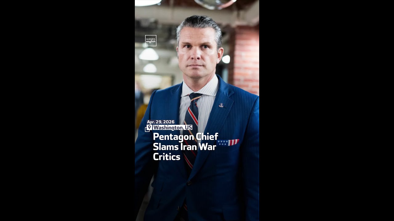 Video | Pentagon Chief Slams Iran War Critics