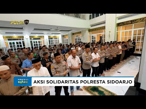 POLRES SIDOARJO DAN OJOL GELAR AKSI SOLIDARITAS UNTUK AFFAN KURNIAWAN