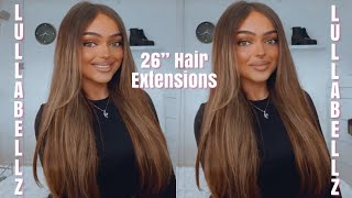 LULLABELLZ 26 HAIR EXTENSIONS - 5 Piece Set | HONEST REVIEW + Instalment!! | DISCOUNT CODE! | ad
