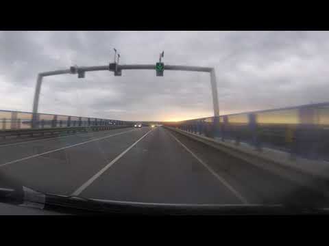 Tour entlang der B96... Überfahrt von Stralsund auf Rügen  - mit B96 von Silbermond