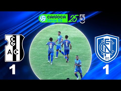 CARIOCA SÉRIE B1 PROF. (2025) - TAÇA CORCOVADO - 8ª RODADA - CAMPO GRANDE 1x1 NITEROIENSE