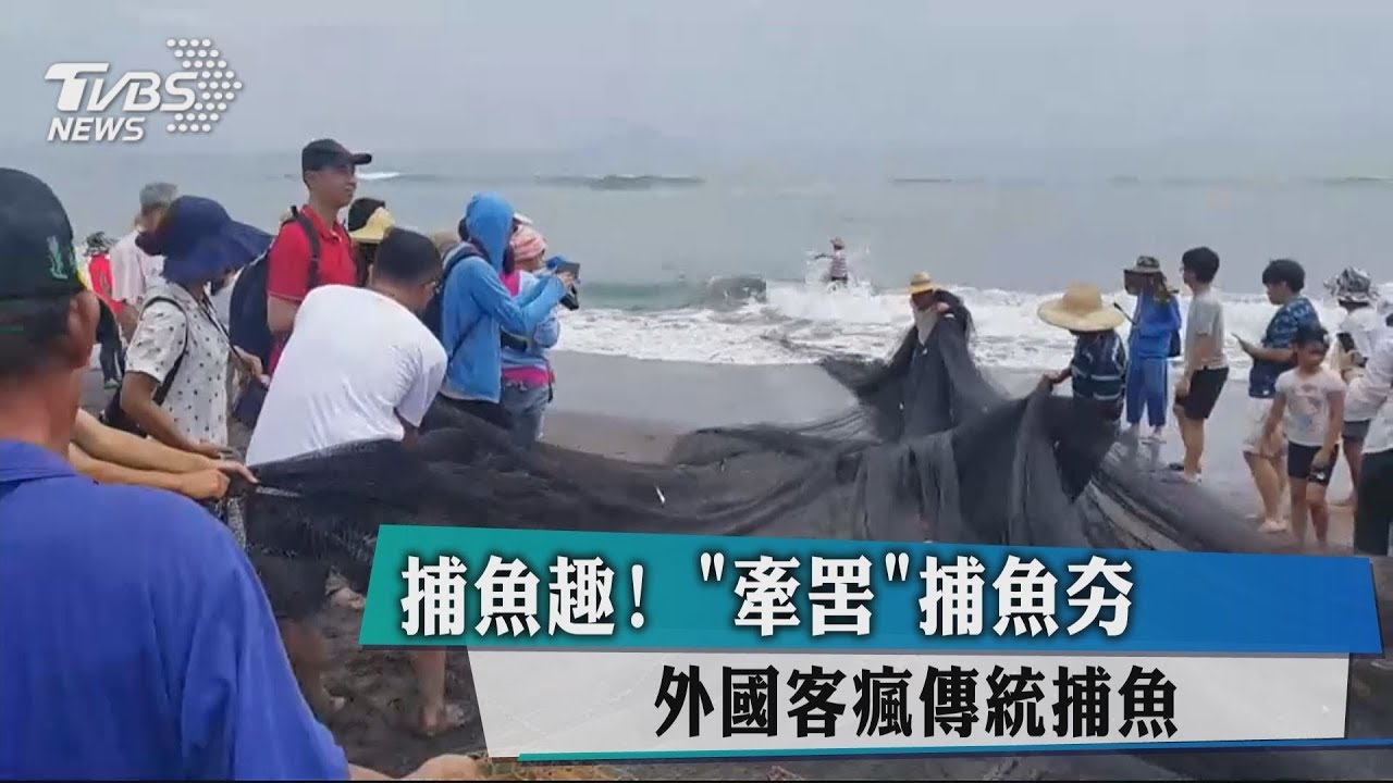捕魚趣!「牽罟」捕魚夯 外國客瘋傳統捕魚