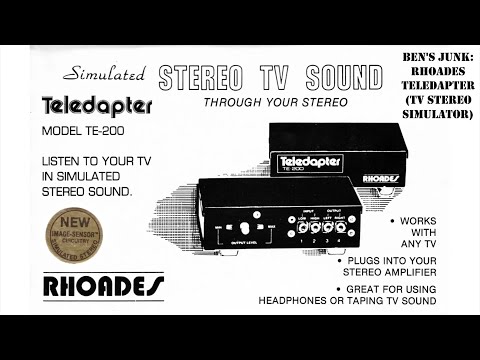 Oddity Archive: Episode 279.2 – Ben’s Junk: Rhoades Teledapter (TV Stereo Simulator)