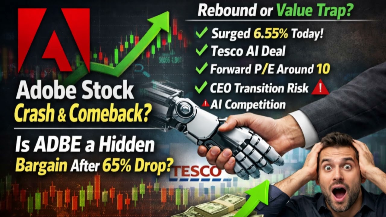 Adobe Stock Crash & Comeback? Is ADBE a Hidden Bargain After 65% Drop