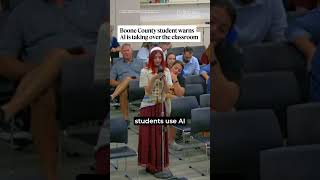 Kentucky student warns AI is taking over the classroom