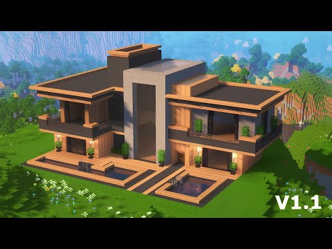 Large Modern House / Minecraft Tutorial
