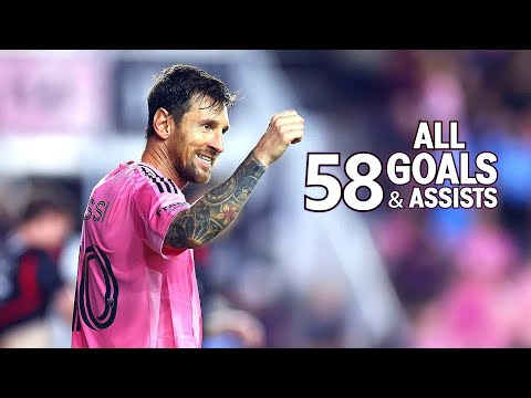 Lionel Messi All 58 Goals & Assists in 2025 | MLS