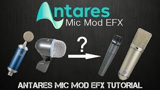 Video thumbnail for Antares Mic Mod EFX Tutorial by Docteur du son