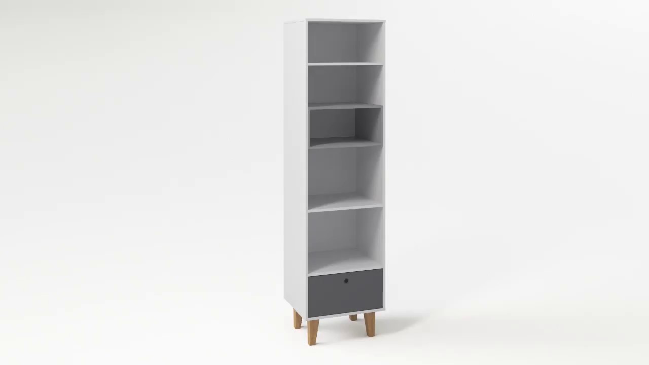Concept Narrow Bookcase