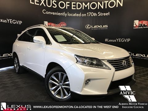 Used White 2015 Lexus RX 350 Technology Package In Depth Review Bonnyville Alberta