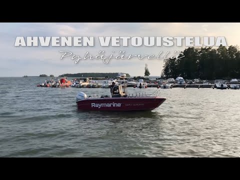 Ahvenen Vetouistelua Säkylän Pyhäjärvellä