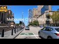 Driving Tour Around Melbourne City | Melbourne Australia | 4K UHD