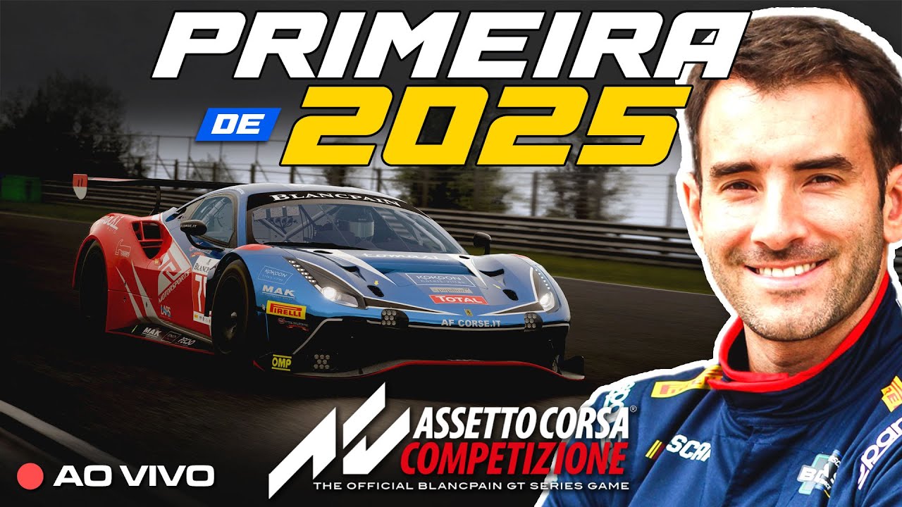 Corrida de 90 minutos com previsão de chuva em Spa - Assetto Corsa Competizione GT