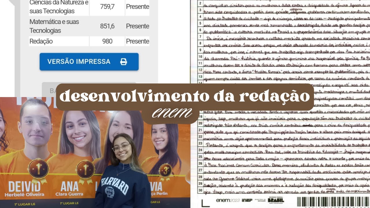 Tudo que você precisa saber sobre o desenvolvimento da redação do ENEM
