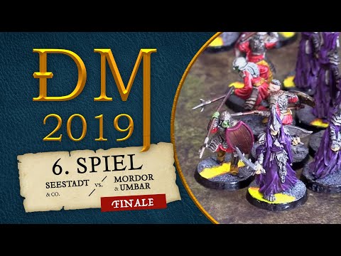 Mittelerde Tabletop Battle Report - Deutsche Meisterschaft 2019 - FINALE (Spiel 6)