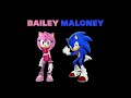 Bailey Maloney Logo Sonic Boom Style