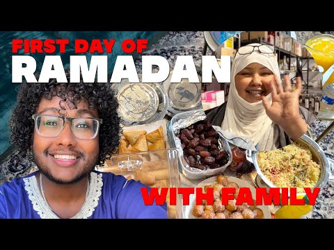 First day of RAMADAN | Food shopping with my mum... & IFTAR WITH the Family