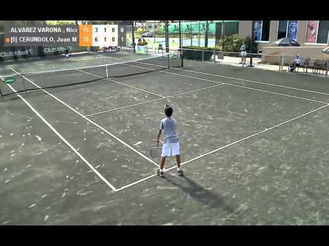 NJT Int Masters 2013 - ALVAREZ VARONA - CERUNDOLO 3-6, 6-3, 6-4