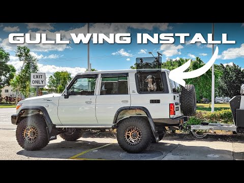 76series Gullwing Window install