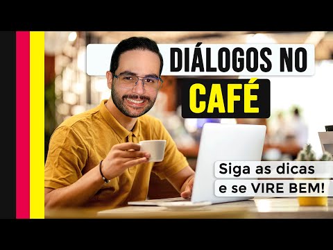Aprendendo o alemão básico: diálogo no café