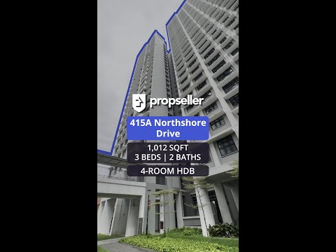 415A Northshore Drive, 415A Northshore Drive, 3 Bedrooms, 1,022 sqft, HDB Flat For Sale, by Florence Ho, 500160904 - PropertyGuru.com.sg