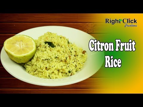 Citron Fruit Rice | Citron Rice | Lemon Rice | Rice Recipe | Citron Fruit Recipe | Citron Lime Rice