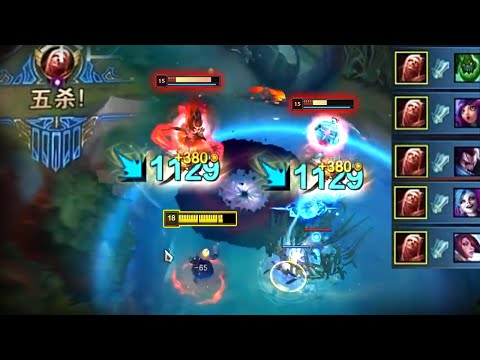 Rank 1 Vladimir : Insane HardCarry 1v9 Pentakill - Engsub