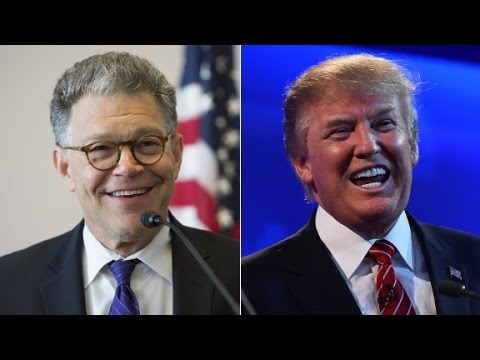 Senator Al Franken talks Trump on SNL