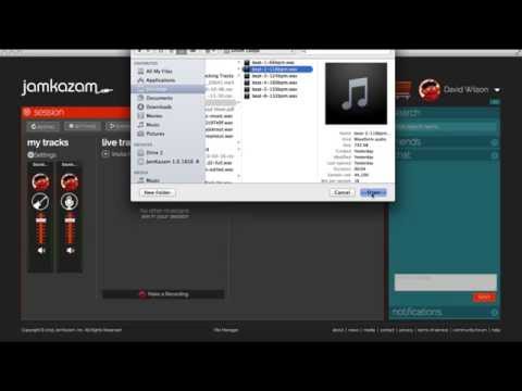JamKazam Tutorial - Using Backing Tracks & Loops