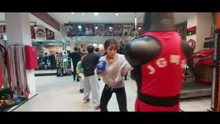 용인JG 미녀복서🥊 바디샷 갈비뼈 조심하소~