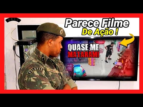 Cabo Reagindo a Atirar4m em  Mim Enfrentei 3 Bandid0s