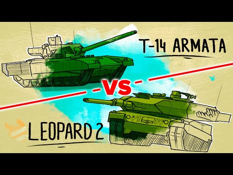 Leopard 2 vs T-14 Armata || Tank War in Ukraine