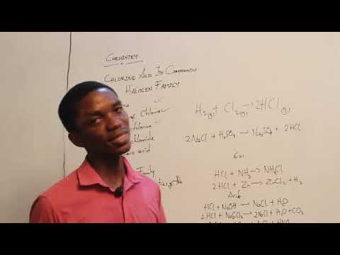 Chlorine and its compounds (SS 2, JAMB Tutorial, WAEC, NECO, Post-UTME, NABTEB)