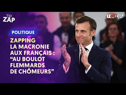 LA MACRONIE AUX FRANÇAIS: « AU BOULOT, FLEMMARDS DE CHÔMEURS »