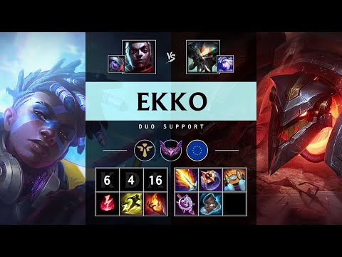 Ekko Support vs Skarner - EUW Master Patch 25.13