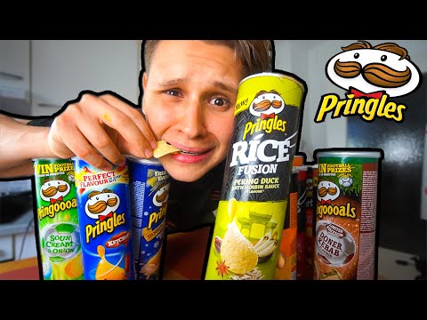 24 hours of eating only Pringles😵(With Peking Duck Test🤢)