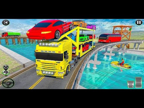 Grand Car Transport Truck Driving Simulator - Cargo Car Transporter Vehicle - Android level #3