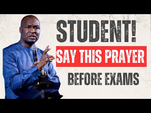 STUDENT?, Say This Prayer Before Exams! | Apostle Joshua Selman Exam Prayer  #exampreparation