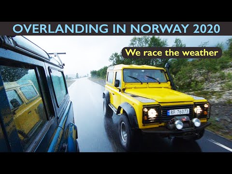 We race the weather through Jotunheimen - Overlanding in Norway 2020 - Land Rover Drive