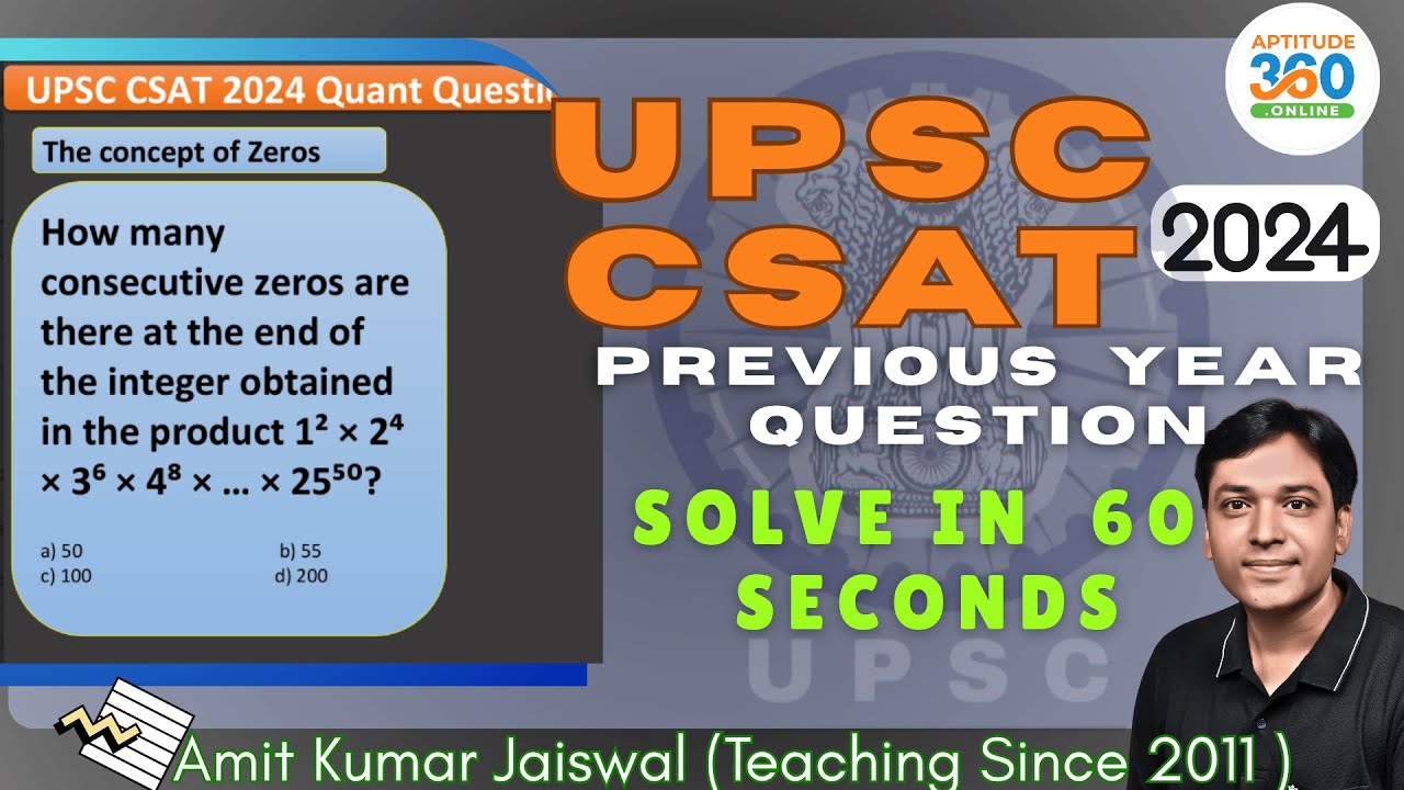 UPSC CSAT 2024