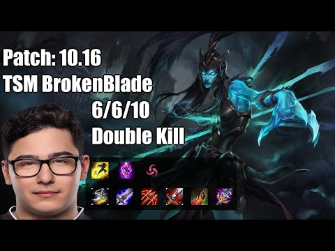 TSM BrokenBlade TOP Kalista vs Jayce NA Ranked 10.16 6/6/10