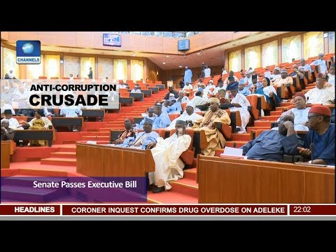 News@10: Senate Passes Buhari’s Anti-Corruption Bill 30/05/17 Pt. 1
