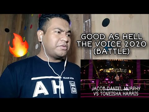 JACOB D. MURPHIN VS. TONEISHA HARRIS - THE VOICE 2020 BATTLE- GOOD AS HELL BY LIZZO | REACTION VIDEO
