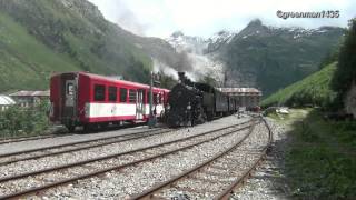 preview picture of video 'Dampfbahn Furka Bergstrecke (DFB)'