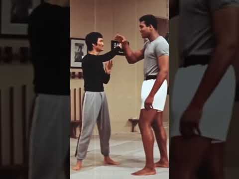 Bruce Lee Training Muhammad Ali Reflex Testing