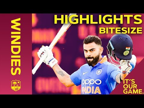 Windies vs India | 3rd ODI 2019 | Bitesize Highlights