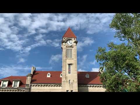 BEAUTIFUL Historic Clock Tower Chimes 4 PM (Westminster Chimes)